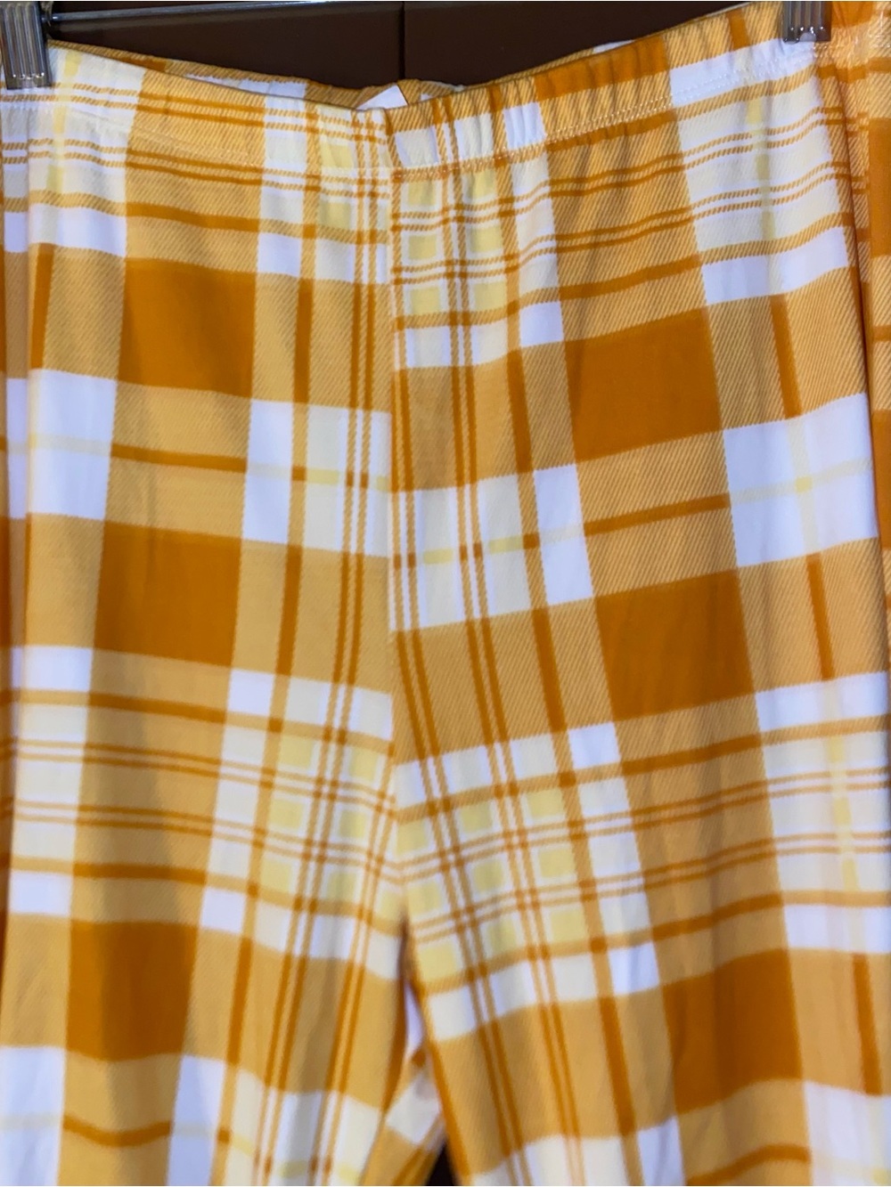 Jasmine Yellow Plaid leggings